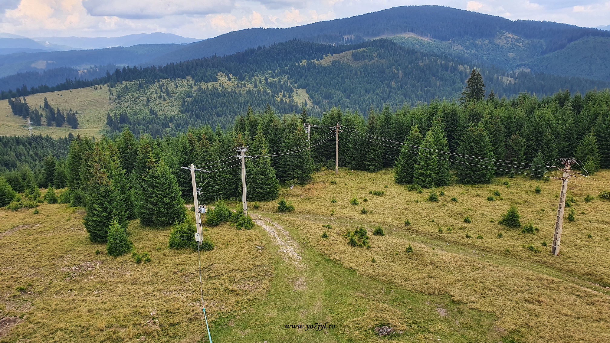 439.100 Mhz sau Repetor RoLink pe Vf. Teasc-Borsec