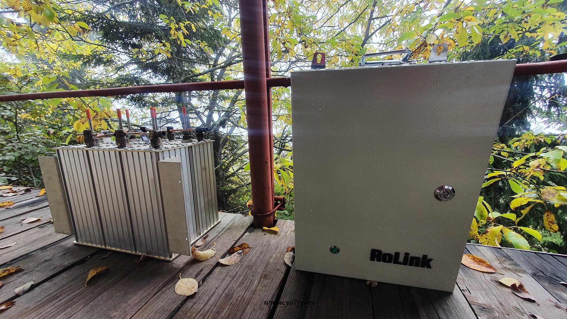 Instalare repetor RoLink în Masivul Cozia