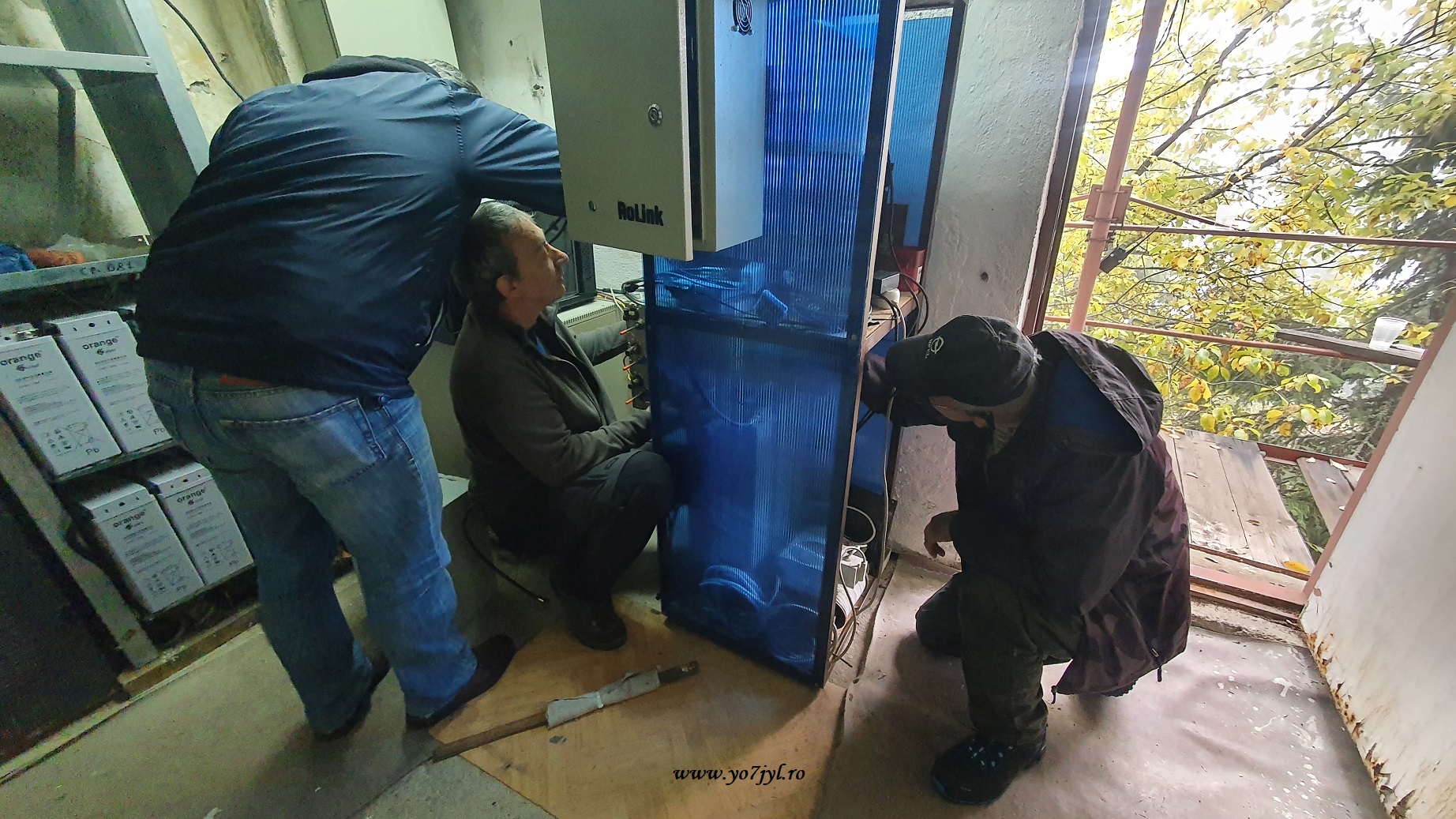 Instalare repetor RoLink în Masivul Cozia